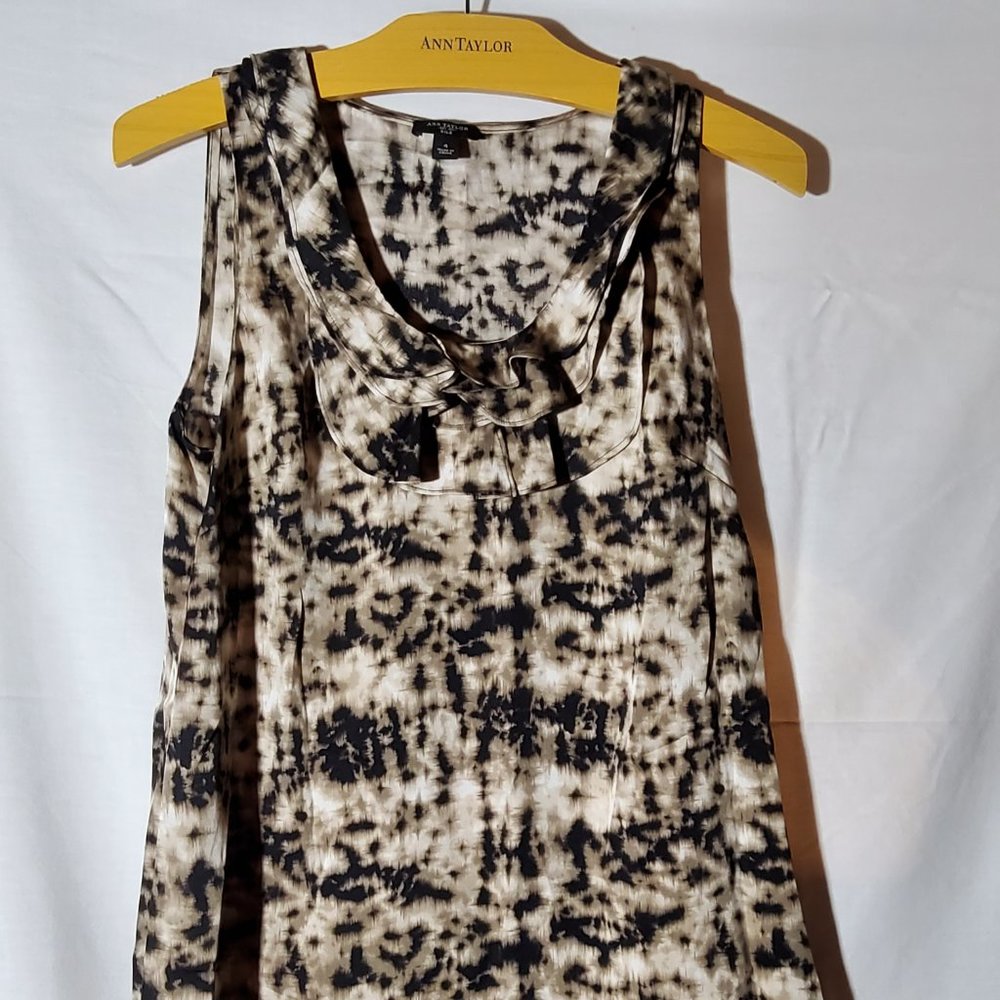 Ann Taylor, Size 4, and Black/Tan/Creme